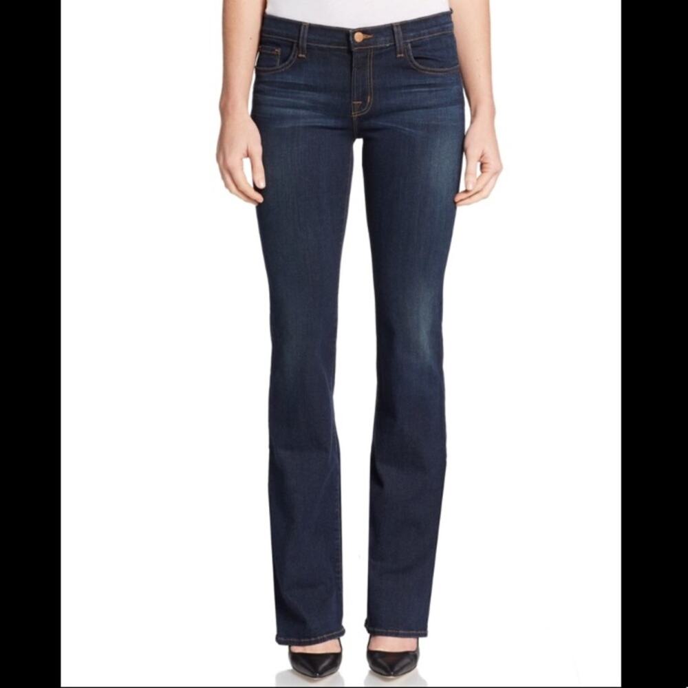 J Brand Slim Bootleg Dark Wash Jeans Size 27